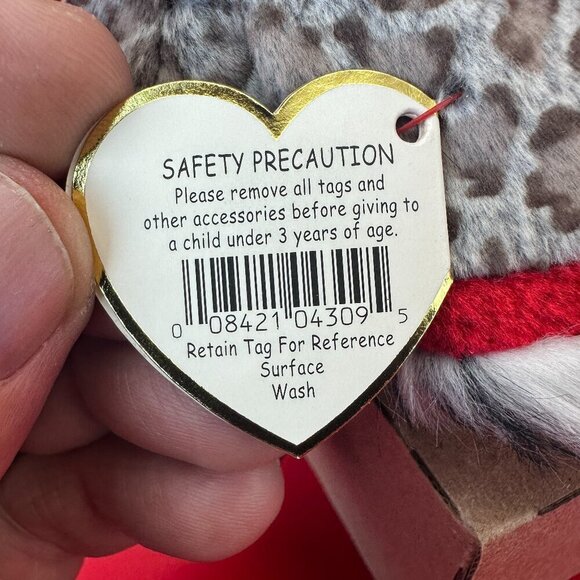 TY 2000 BEANIE BABY - "LURKEY" THE TURKEY PLUSH STUFFED ANIMAL TOY, NEW, 5 INCH - Picture 7 of 8